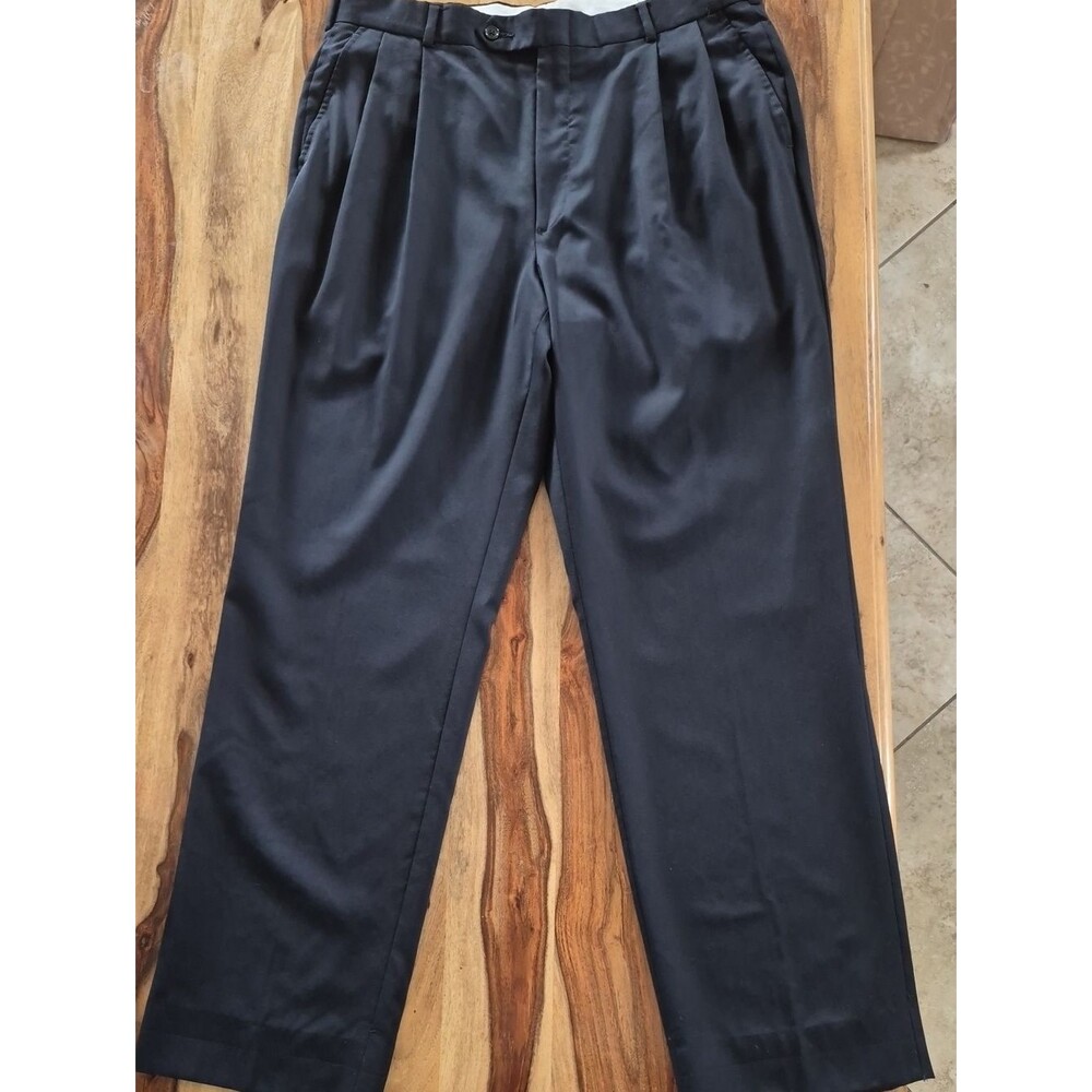 Nautica 100% Wool, Front Pleated Pants Sz 36W 31L